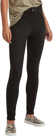 Hue High-Waist Ultra Soft Denim Leggings Womens Jeans Black : LG (US Womens 12-14) 30, Cotton/Denim/Polyester