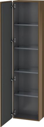 Duravit Duravit L-cube Ancho Del M&oacute;dulo Alto 400mm Profundidad 243mm, 1 Puerta, Con Bisagra A La Izquierda, Color: Marr&oacute;n Oliva Laca Alto Brillo - Lc1170l6161