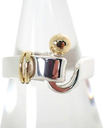 Tiffany & Co. yellow gold (18K) Sterling 925 Band Ring (Pre-Owned)