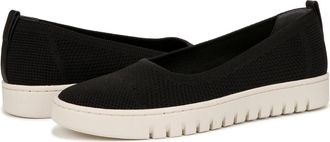 Vionic Womens Vionic Uptown Knit Skimmer Flat Black Round Toe Slip-On GAL1530