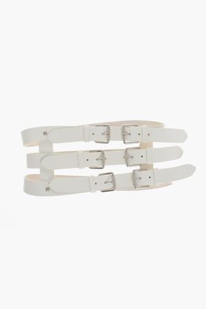 Dsquared2 Cintura Bustier TRIPLE in Pelle 150mm Dsquared2