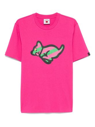 Icecream Running Puppy T-shirt - men - Cotton - L - Pink