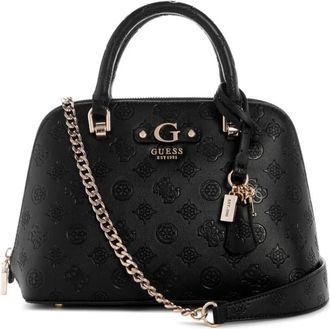 Guess Dita Dome Satchel - Dames - Handtassen - Zwart - ONE Size - Tassen