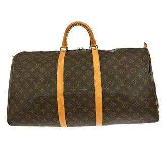 Louis Vuitton Vintage, unisex, Bruin, ONE Size, Pre-owned Canvas Weekendtas