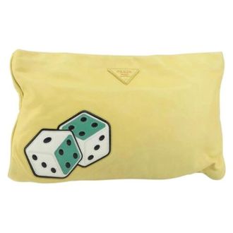Prada Clutch in Pelle Pre-owned - - Pre-owned - Donna - Giallo - ONE SIZE