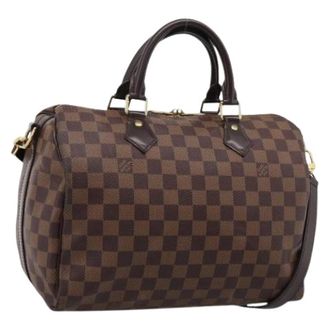 Louis Vuitton Pre-owned Speedy Bandouli&egrave;re 30 Handtas - Dames - Pre-owned - Bruin - Maat: ONE Size Leer