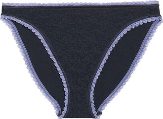 Free People Sweet Point Seamless Bikini in Black Combo at Nordstrom, Size X-Small