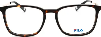 Fila VFI295 Rectangular Acetate Eyeglasses - Brown