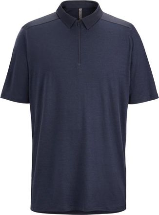 Arc'teryx Merino Wol Polo Shirt Zwart - Heren - Polos - Zwart - XL - Wol - Tops