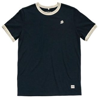Devold Archive Ringer Tee Merinoshirt - Unisex | blau/wei&szlig;