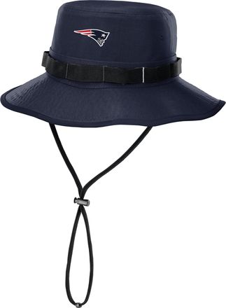 Nike Mens New England Patriots Primetime Apex Boonie NFL Dri-FIT College Bucket Hat in Blue | NF1B41S8K-GP2