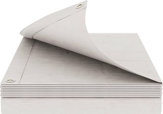 vidaXL Lona Con Ojales Blanco 6 X 10 M 260 Gsm Pe Vidaxl