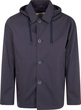 Herno Cropped Hooded Jacket