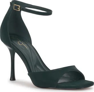 Jessica Simpson Rovena Ankle Strap Sandal in Green at Nordstrom, Size 8.5