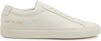 Common Projects Achilles Premium Grained Leather Sneakers - White - 44 (IT44 / UK10)
