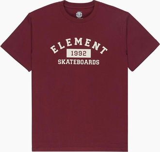 Element Mens Element Mens Home Team Cotton Short Sleeve T-Shirt - Red - Size: 42