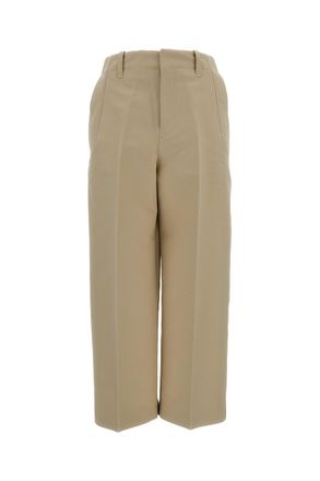Jacquemus Mid-Rise Cropped Trousers with Signature J Loop