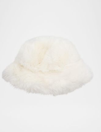 Jocelyn Oversized Faux Fur Bucket Hat