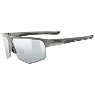 Uvex Axos Set Cat. 3 (VLT 15%) + Clear Cat. 0 (VLT 92%) Sonnenbrille - Unisex | grau