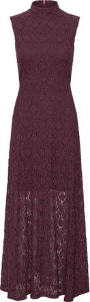 Rotate Lace Flared Maxi Dress