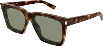 Saint Laurent unisex, Accessoires, Bruin, Maat: 59 MM Nylon