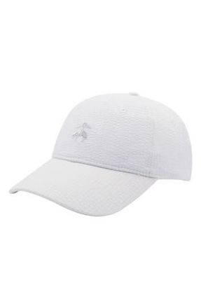 Brooks Brothers Seersucker Baseball Cap in White at Nordstrom Rack