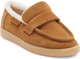 J/Slides Hathor Faux Fur Lined Loafer in Tan at Nordstrom Rack, Size 8.5