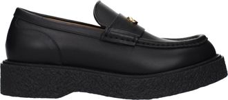 Gucci Hombres Mocasines Cuero Negro