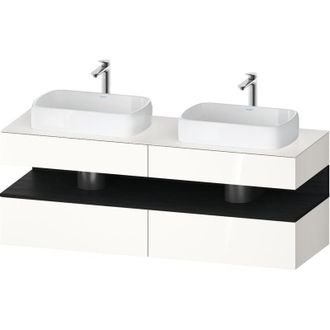Duravit Qatego Consola Mueble Bajo Lavabo, 2 Extensiones, 2 - Duravit