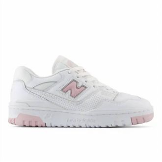New Balance Womens 550 Shoes In White/twilight Haze