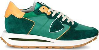 Philippe Model Sneakers Tropez Haute Running - Heren - Sneakers - Groen - 40 EU - Katoen - Schoenen