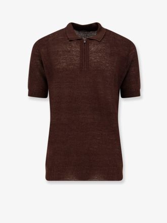 Corneliani Polo in misto lino e seta - CORNELIANI - gender_Man