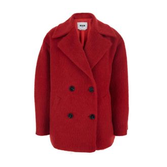 Msgm Msgm, Dames, Jassen, Rood, Maat: 2XS Wol