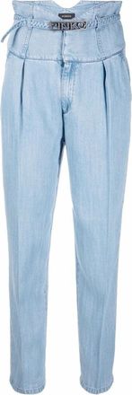 Pinko Ariel 27 Bustier Slim-fit Jeans - Dames - Slim Fit Jeans - Blauw - W29 - Katoen - Jeans