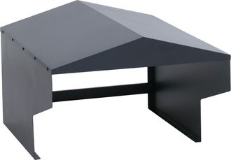 Hhg Garaje Para Robot Cortac&eacute;sped Hhg-809, Cubierta Para Robot Cortac&eacute;sped, Refugio Para Cortac&eacute;sped, Metal 42 X 57 X 70 Cm, Antracita