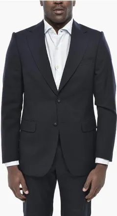 Officine G&eacute;n&eacute;rale Virgin Wool Jacket GIOVANNI With Two Vents And Classic Lapel size 48