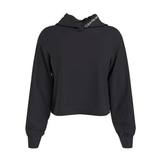 Calvin Klein Hoodies & sweatvesten, Dames, Zwart, M, Zwarte Truien voor Mannen