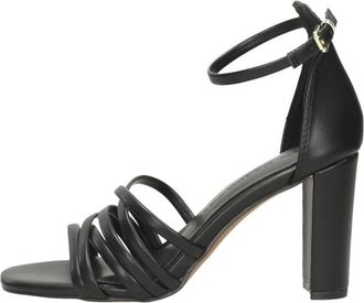 Marco Tozzi Sandalen Hak - Dames - Sandalen met hakken - Zwart - 39 EU - Schoenen