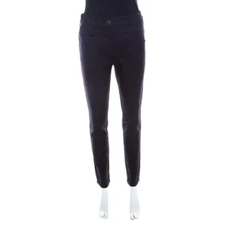 Escada Navy Blue Stretch Denim Teresa Straight Leg Jeans