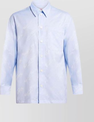 Kenzo verdys oversize jacquard shirt