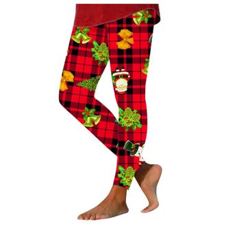 Generic Christmas Yoga Leggings for Women High Waisted Comfortable Fit with Xmas Themed Designs Including Santa Reindeer Snowflakes Perfect for Running Yoga G