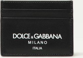 Dolce & Gabbana Portacarte in pelle con logo Dolce & Gabbana