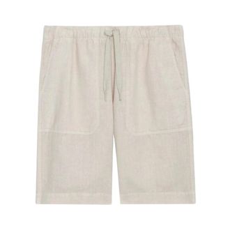 Zadig&Voltaire Pixels Lin Naturel Broek - Heren - Korte broeken - Beige - Maat: 4XS Linnen
