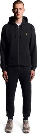Lyle & Scott Zip Through Hoodie in Jet Black at Nordstrom, Size Xx-Large