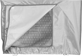 OEM Funda Para Aire Acondicionado Exterior De 96x40x70 Cm - Gris Plata, Impermeable, Resistente A La Nieve, Tejido De Alta Resistencia