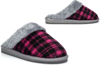 Generic Ladies Faux Fur Slippers Size 3 Mule Slipper Size 4 Womens Slip On Slippers Womens Slip On Slipper Faux Fur Sizes 3-8 Purple 3 UK