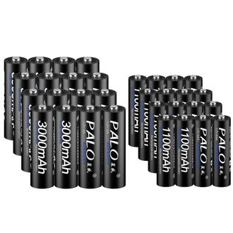 OEM Pilas Recargables, Aa 3000 Mah, Aaa 1100 Mah, 16 Aa Y 16 Aaa, 1,2 V