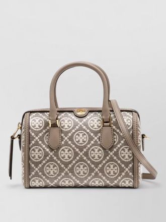 Tory Burch t monogram petite barrel travel bag