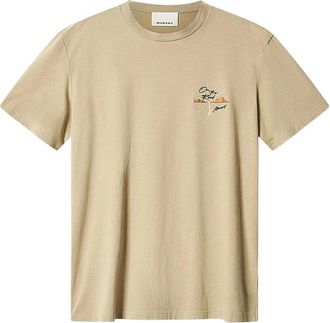 Isabel Marant Honore T-shirt - Heren - T-shirts - Bruin - L - Katoen - Tops