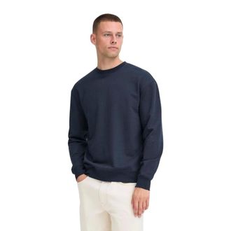 Blend Sweatshirts, male, Blue, Size: 2XL Felpa a girocollo 20720214